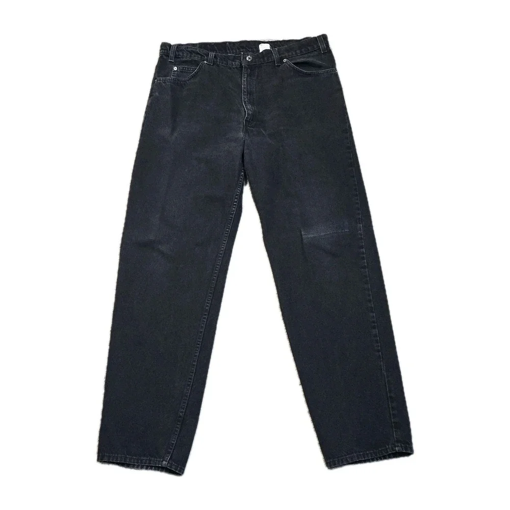 Vintage Levi's 553 White Tab Jeans Mens‎ 40x34 38x34 Black 1997 USA Made Y2K 90s